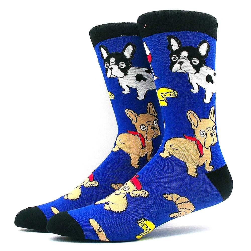 Lustige Alien- und Dinosauriersocken aus Baumwolle – Crazy Shark & Planet Designs