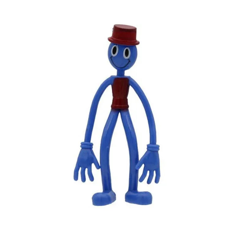 Figurines de monstres bleus Kawaii, jouets pour enfants