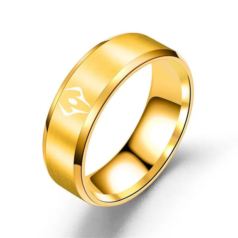 Jujutsu Kaisen Ryōmen Sukuna Ring – Black Dead Eye Cosplay Schmuck, Unisex Edelstahl Anime Accessoire Geschenk