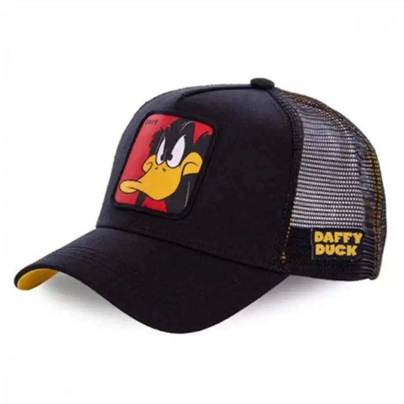Verkürzte Spot High Version Kaninchen Ente Tier Cartoon Mesh Baseball Cap für Männer und Frauen Mode Hip-Hop-Stil