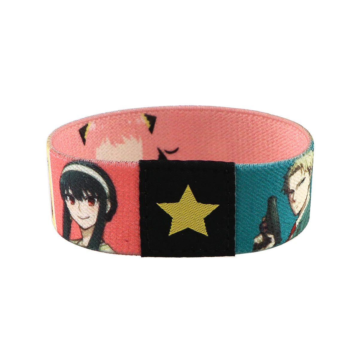 Anime-Armband für Männer und Frauen – elastisches Sportarmband, modisches Armreif-Schmuckgeschenk