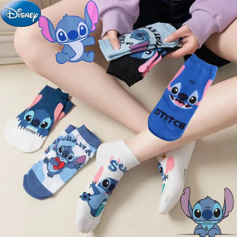 Cartoon Disney Stitch Socken – Kawaii Baumwoll-Söckchen