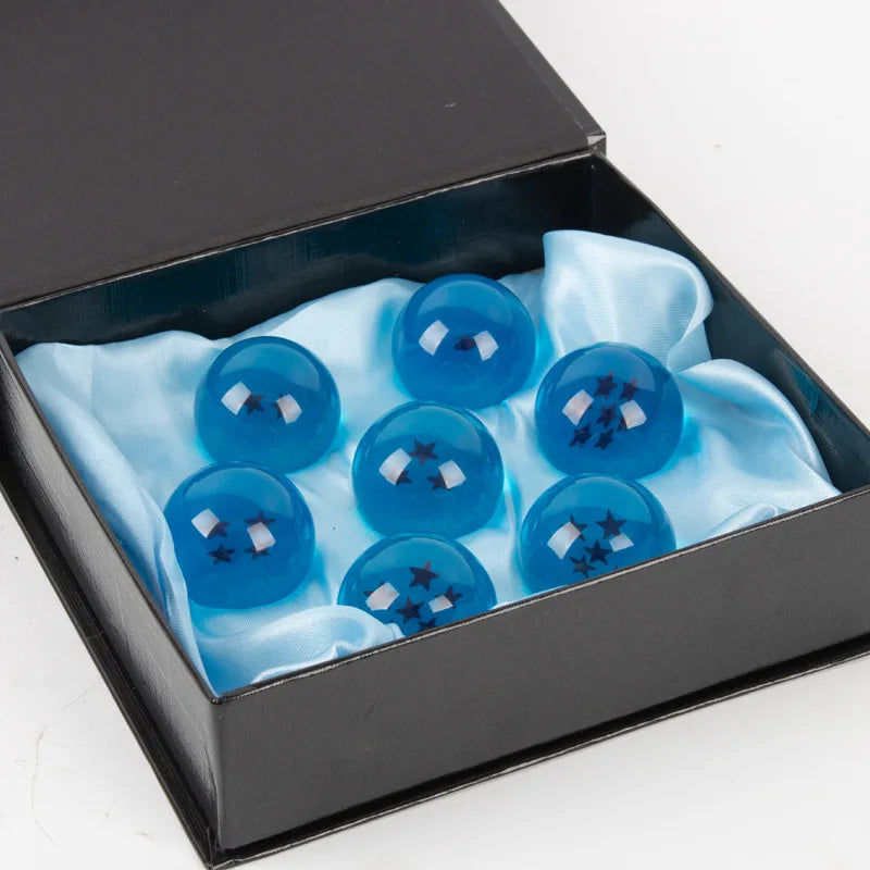 Dragon Ball Z 7-teiliges 3,5 cm großes Harzball-Set – Anime-Sammelmodell im Maßstab 1:1 und Wunschspielzeug-Geschenk