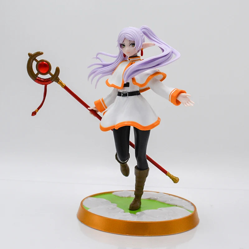 21 cm große Frieren: Beyond Journey's End Frieren Anime-Figur – PVC-Actionfigur und Sammlerpuppe