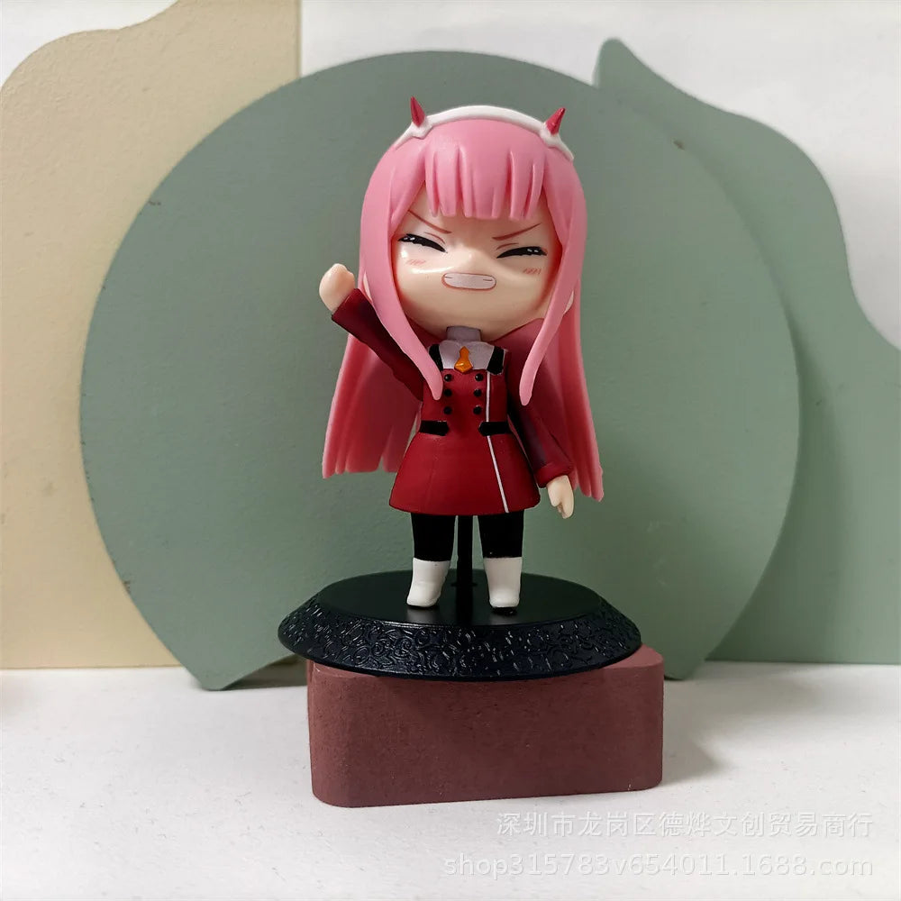 Liebling in der FranXX Anime Figur 02 ZERO TWO Kawaii Modell Statische Spielzeug Dekoration Geschenke