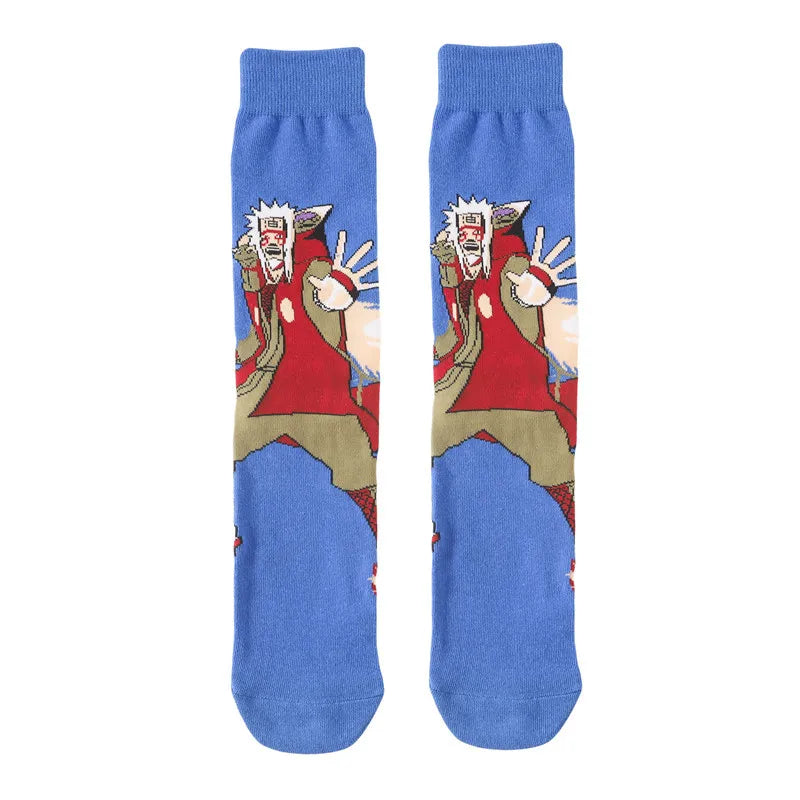 Socken mit Anime-Cartoon-Charakteren für Herren – Cosplay-Skateboard-Stil