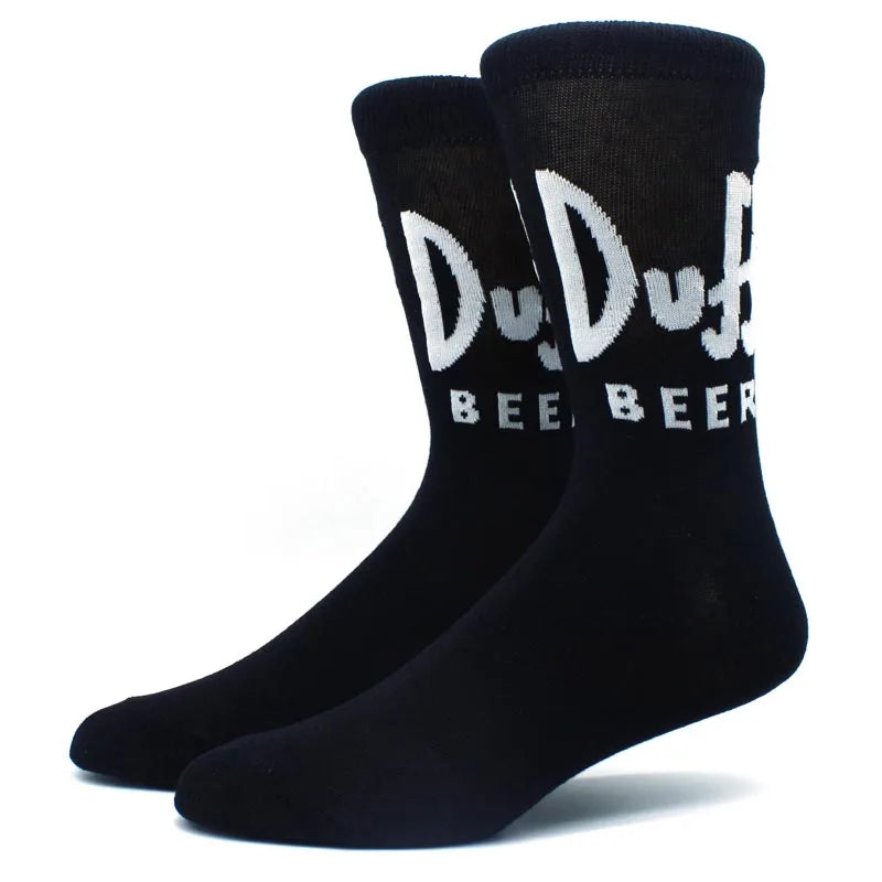 1 Pair New Anime Movie Socks – Cotton Crew, Role-Playing Calf Socks