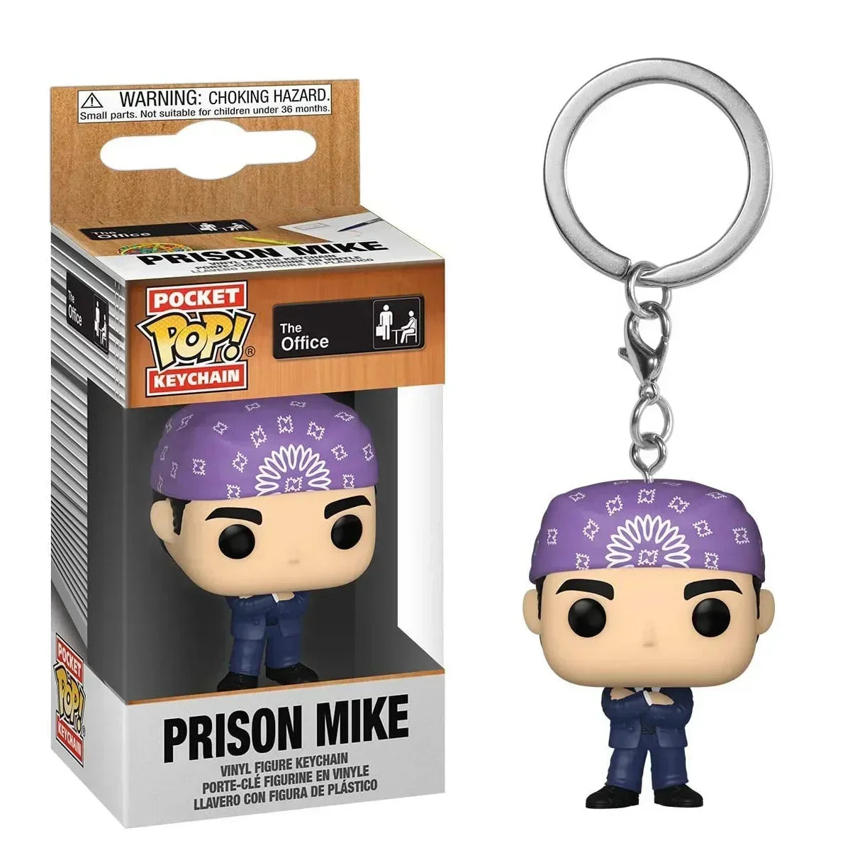 FUNKO POP Das Büro Schlüsselanhänger Spielzeug PAM BEESLY DWIGHT SCHRUTE Darryl Figur Pocket Pop Schlüsselanhänger