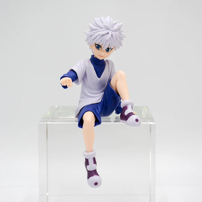 13 cm Hunter x Hunter Gon Freecss & Killua Zoldyck Noodle Stopper Actionfiguren – Sammlerstück aus PVC, Modellpuppenspielzeug