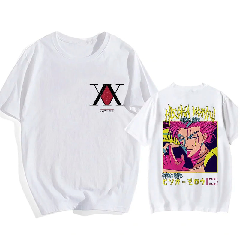 Kawaii Hisoka & Killua T-Shirt Hunter X Hunter Devil Eye Cartoon Anime Tee