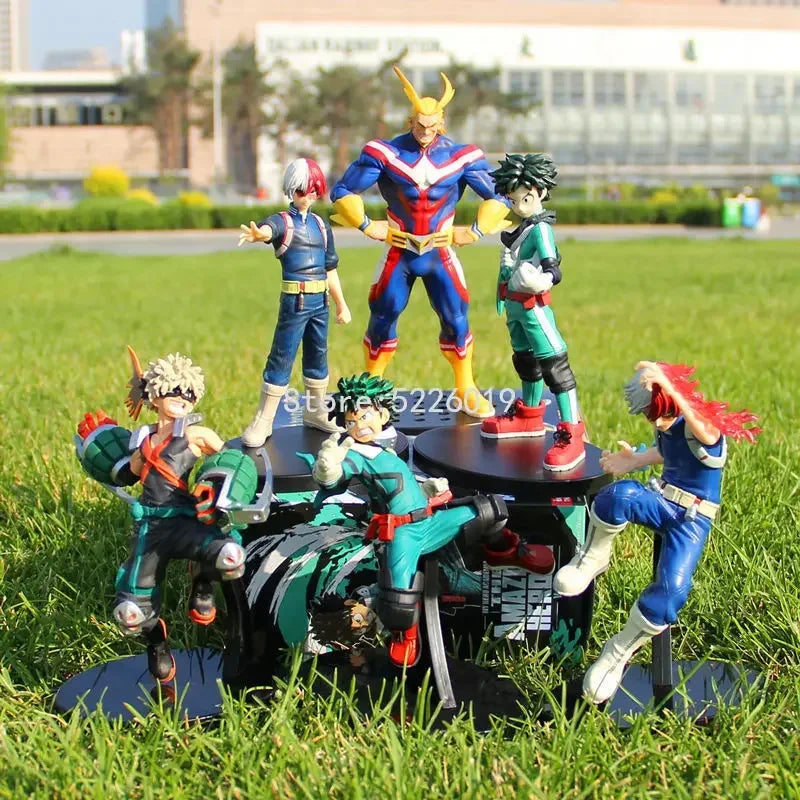 Figurine articulée My Hero Academia 25 cm - Deku, Bakugou, Dabi, All Might | Objet de collection animé