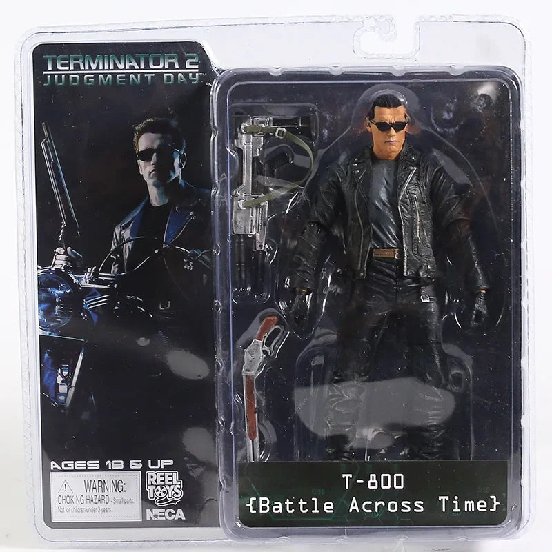 NECA Terminator 2 Arnold Schwarzenegger PVC Actionfigur Sammlermodell Spielzeug 7" 18cm