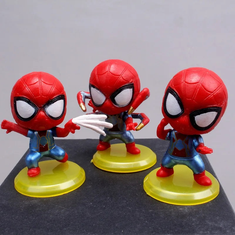 Marvel Spider-Man 8-teiliges Q-Version PVC-Figurenset – Cake Toppers & Gifts