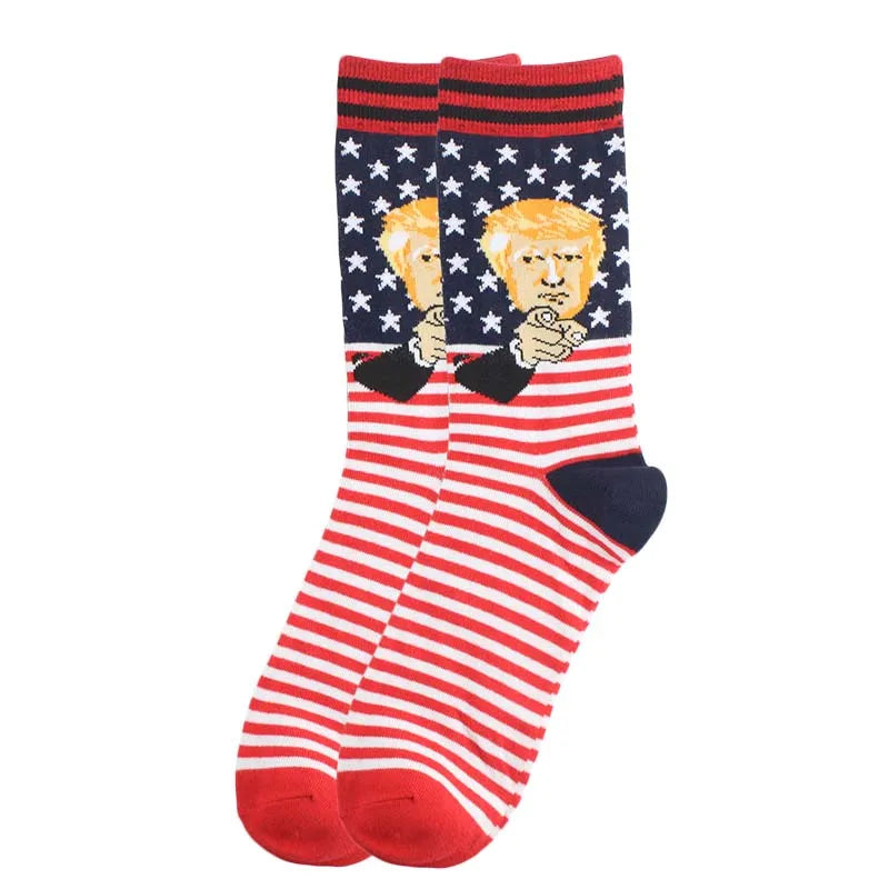 Lustige Socken Charakter Abstrakt 3D Fake Hair Sokken