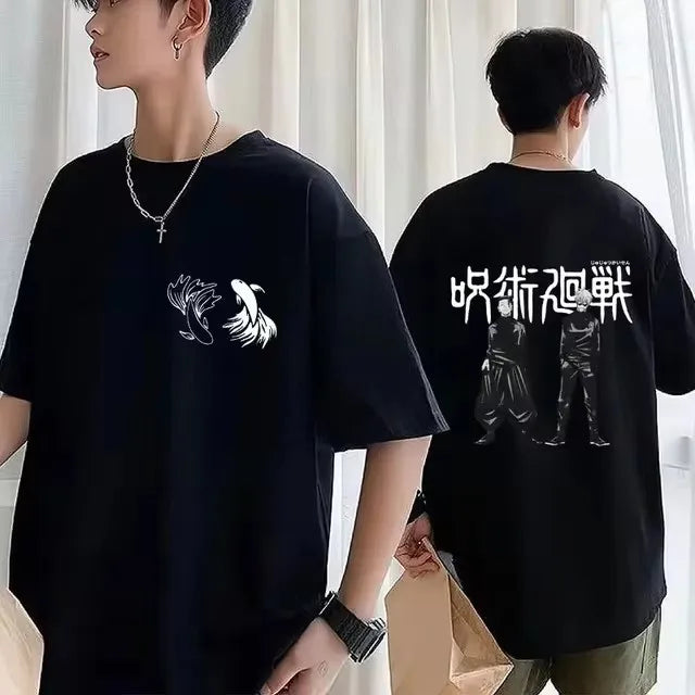 Gojo Satoru Anime T-Shirt Jujutsu Kaisen Graphic Tee for Women & Men