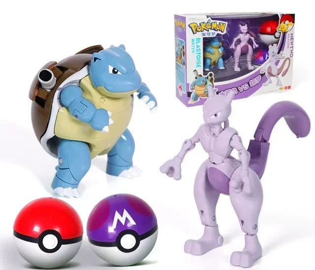 Pokemon Ball Variante Spielzeug Modell Pikachu Jenny Schildkröte Tasche Monster Action Figur Spielzeug