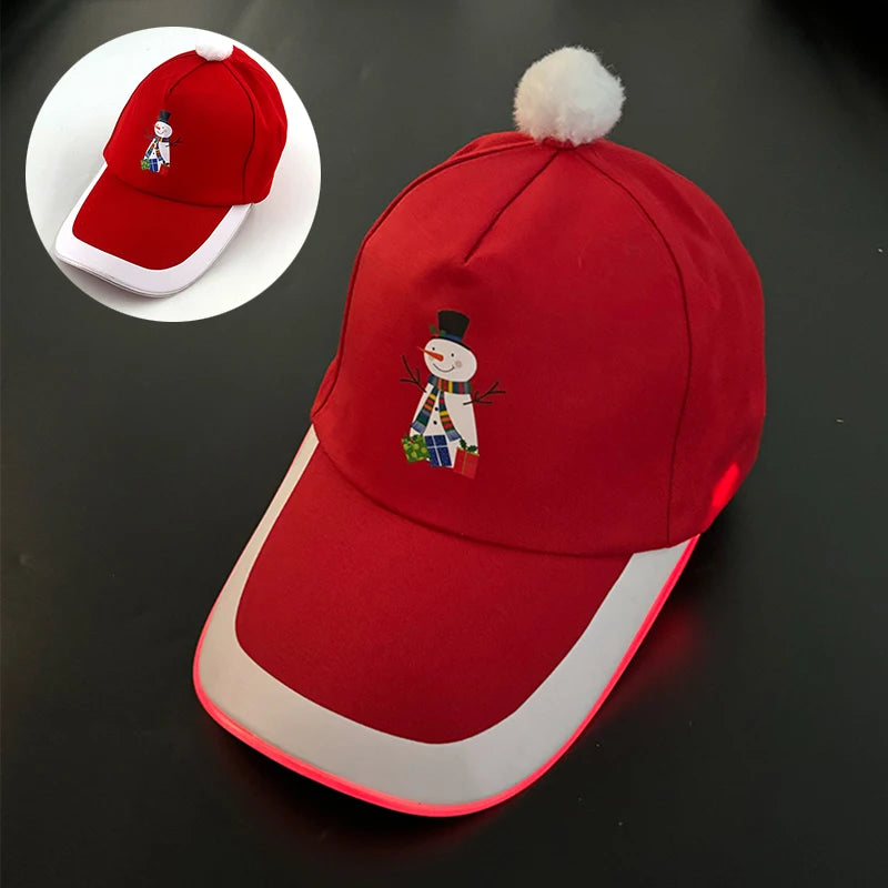 Casquette de baseball tendance à LED – Casquette de rap hip-hop lumineuse pour DJ, danse, discothèque et fête