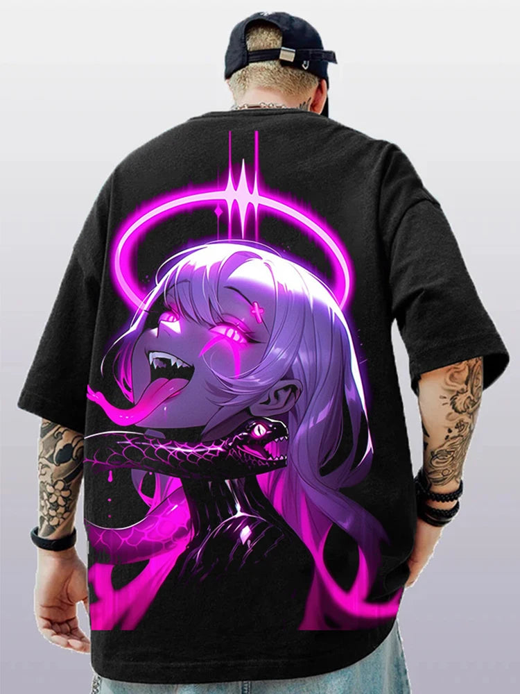 T-shirt tendance style streetwear animé