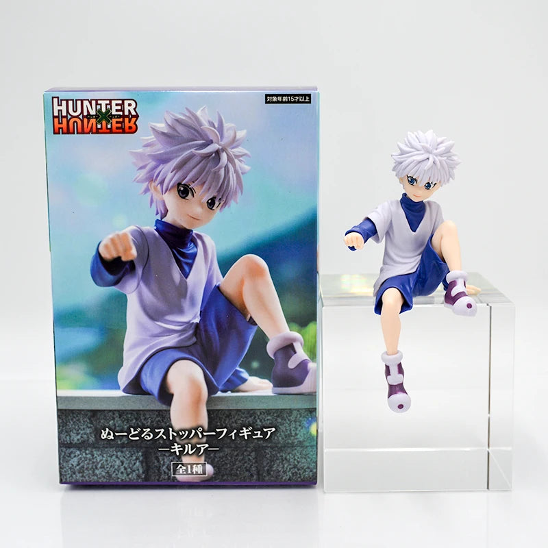 13 cm Hunter x Hunter Gon Freecss & Killua Zoldyck Noodle Stopper Actionfiguren – Sammlerstück aus PVC, Modellpuppenspielzeug