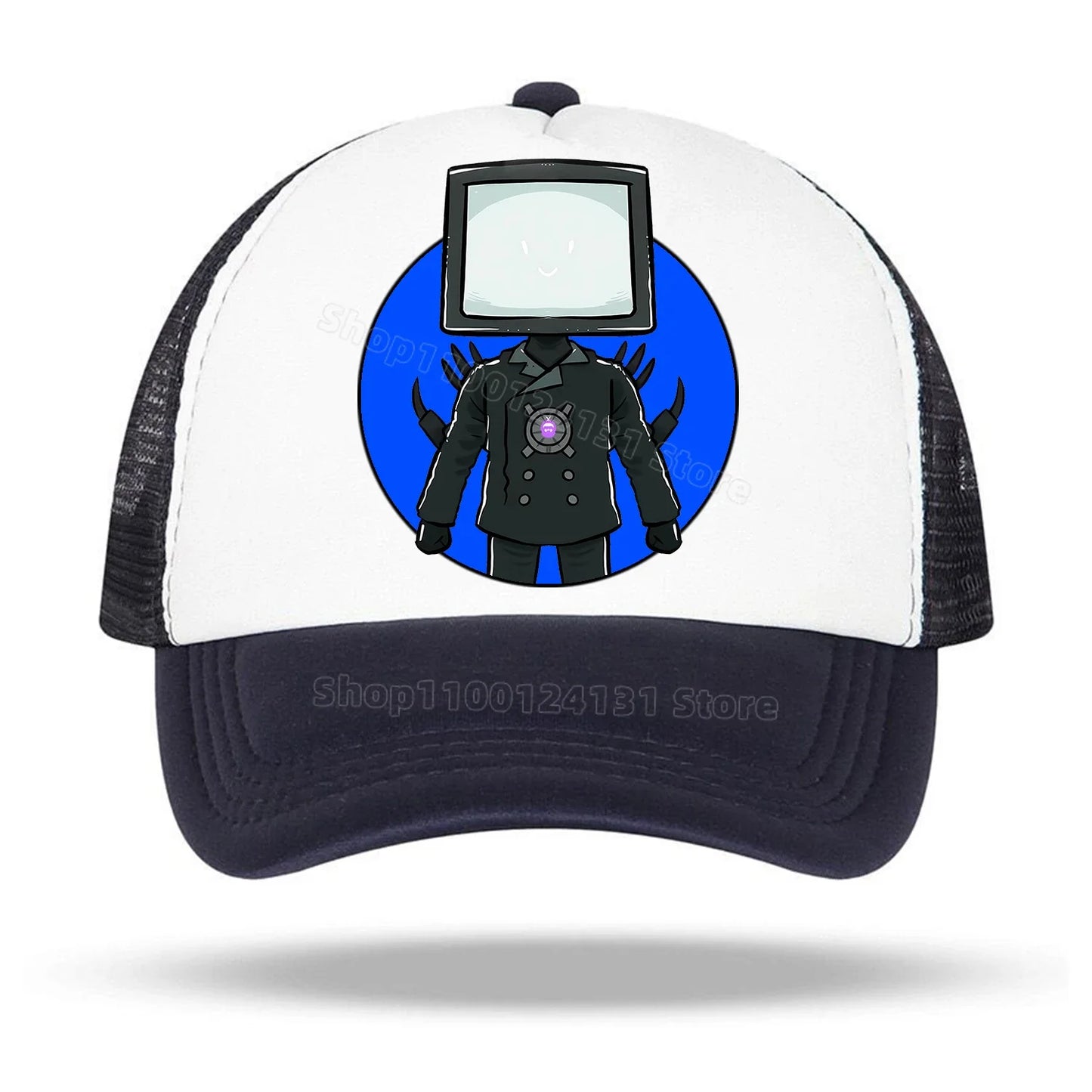 TV Man Skibidi Toilet Baseball Cap - Sommermütze aus Baumwolle für Kinder & Erwachsene | Anime-inspirierte Mode