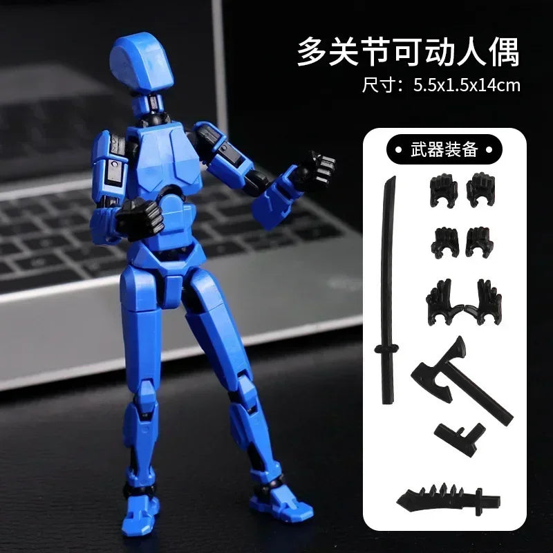 DIY leuchtender T13 Shapeshift-Roboter und Hund – 3D-gedruckte bewegliche Actionfiguren
