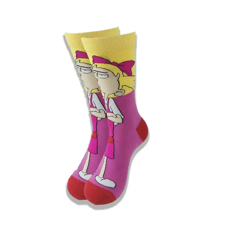 Anime Cosplay Lange Socken – Wadensocken im Hip-Hop-Stil für Männer und Frauen