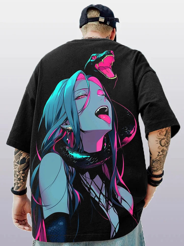 T-shirt tendance style streetwear animé