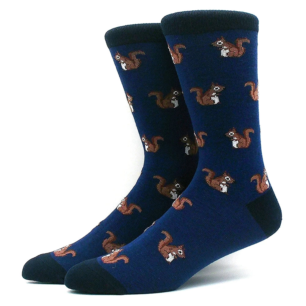 Lustige Alien- und Dinosauriersocken aus Baumwolle – Crazy Shark & Planet Designs
