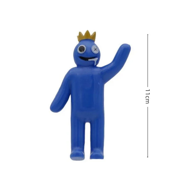 Figurines de monstres bleus Kawaii, jouets pour enfants