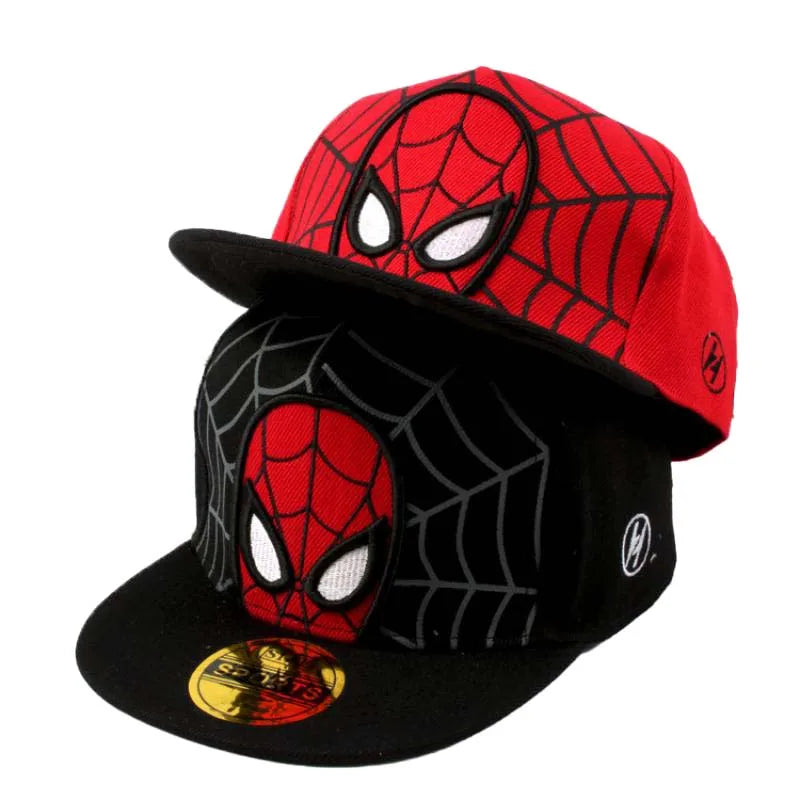 Spiderman Kinder Anime Cartoon verstellbare Baseballkappe Hip-Hop flache Krempe für kühlen Sommer Herbst Kleinkind Baby