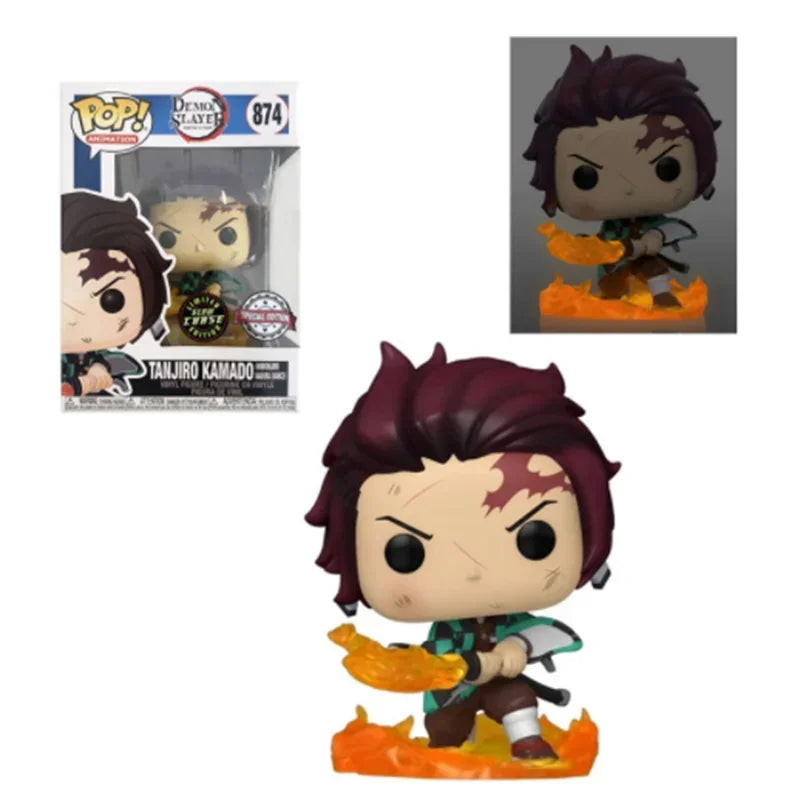 NOUVELLE arrivée Funko POP jouets tueur de démons Tanjiro figurines d'action Collection modèle jouet