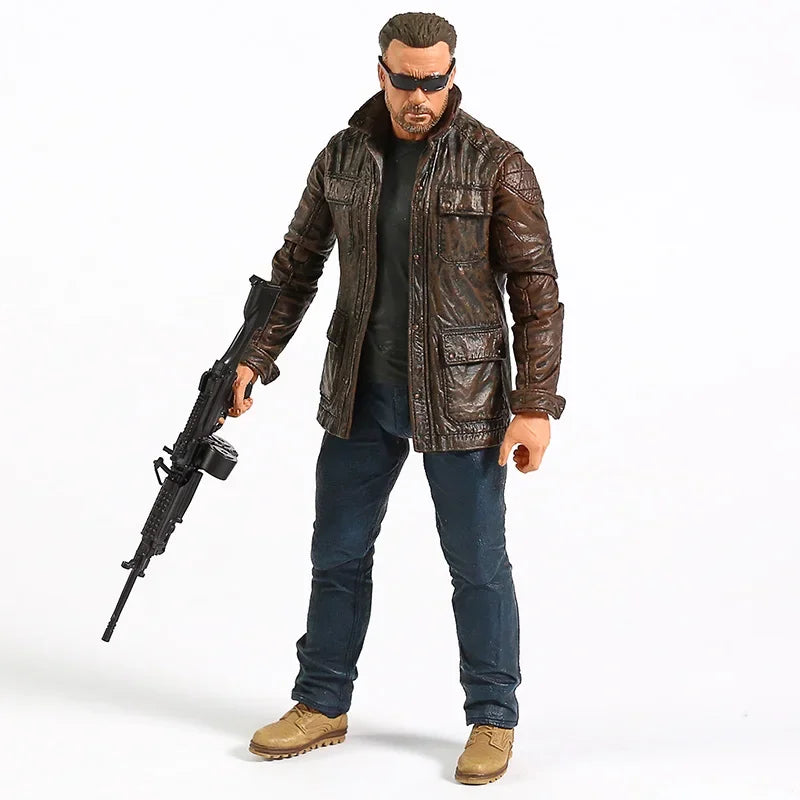 NECA Terminator 2 Arnold Schwarzenegger PVC Actionfigur Sammlermodell Spielzeug 7" 18cm