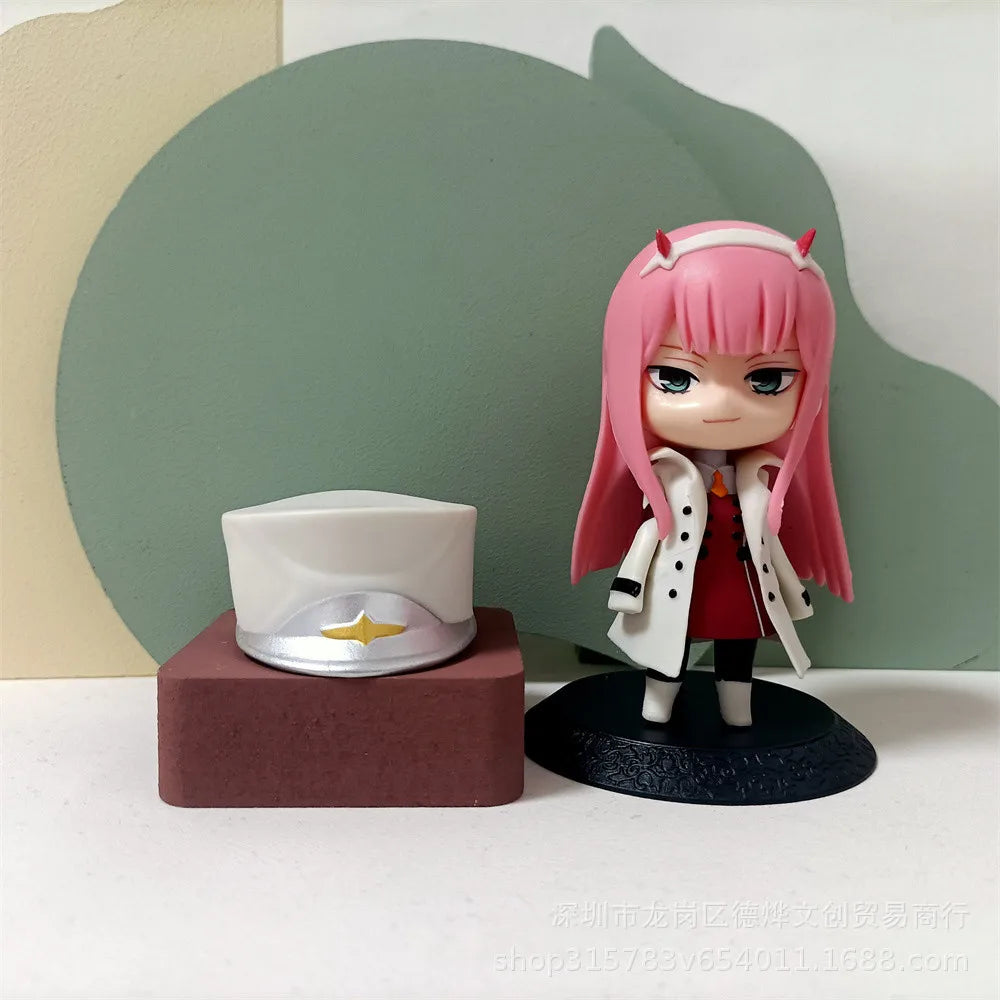 Liebling in der FranXX Anime Figur 02 ZERO TWO Kawaii Modell Statische Spielzeug Dekoration Geschenke