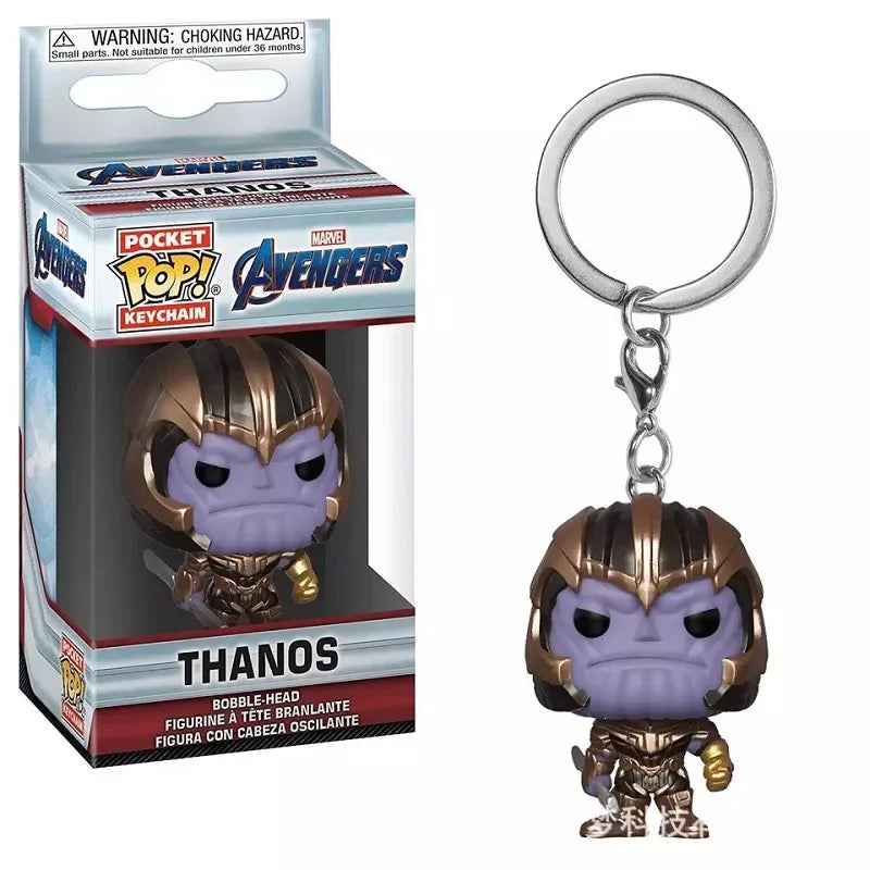 Funko POP Schlüsselanhänger Endgame Captain Venom Deadpool Iron Man Schlüsselanhänger Actionfiguren Spielzeug