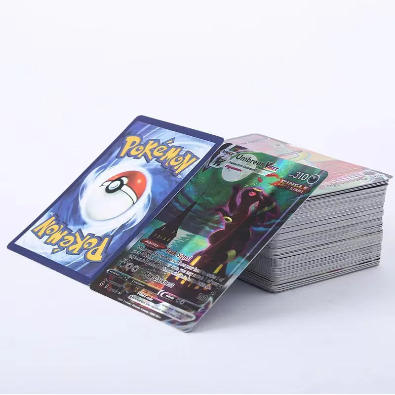 5–300 Stück Pokemon-Karten in Französisch und Englisch, mit 300 Gx, 360 V Max, VMAX, 100 Tag Team