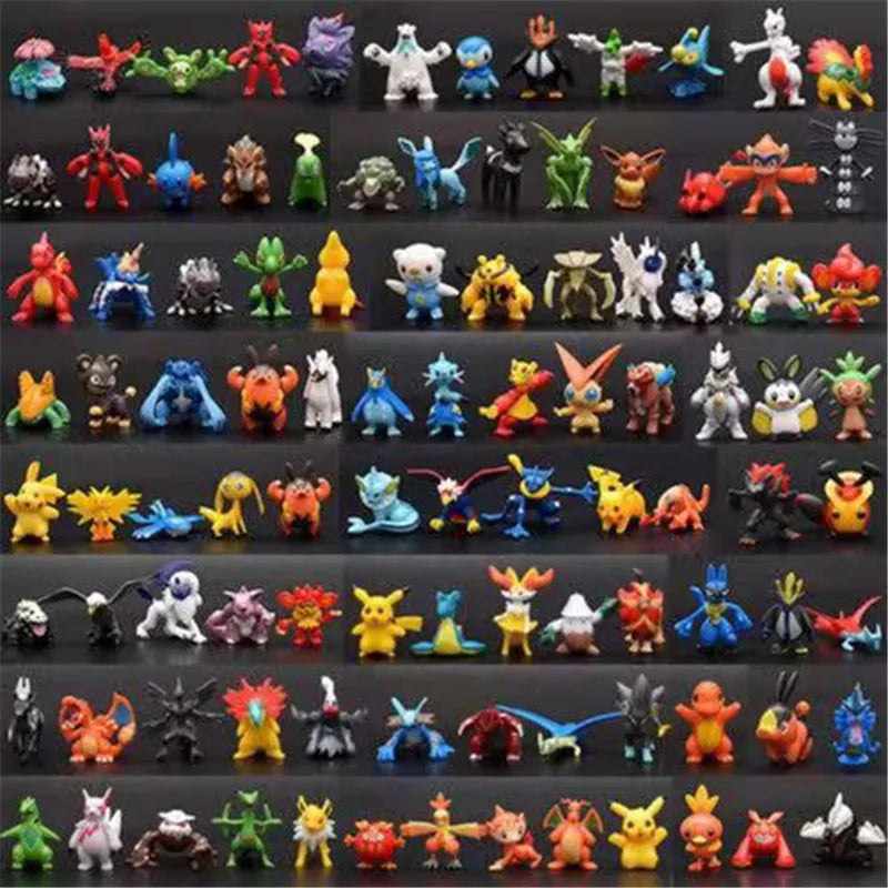 1-144 PCS Pokémon Gift Box – Christmas Action Figure Set with Genuine Pikachu & More Toys for Kids