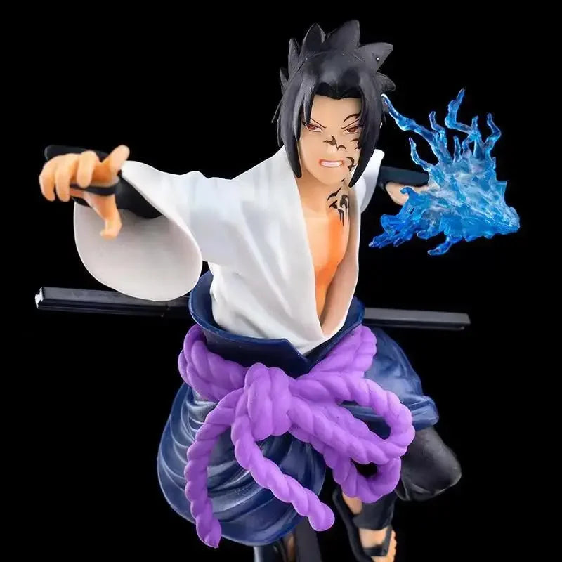 Bandai 20cm Naruto Anime Sasuke Figur Aktion Uchiha Cartoon Spielzeug