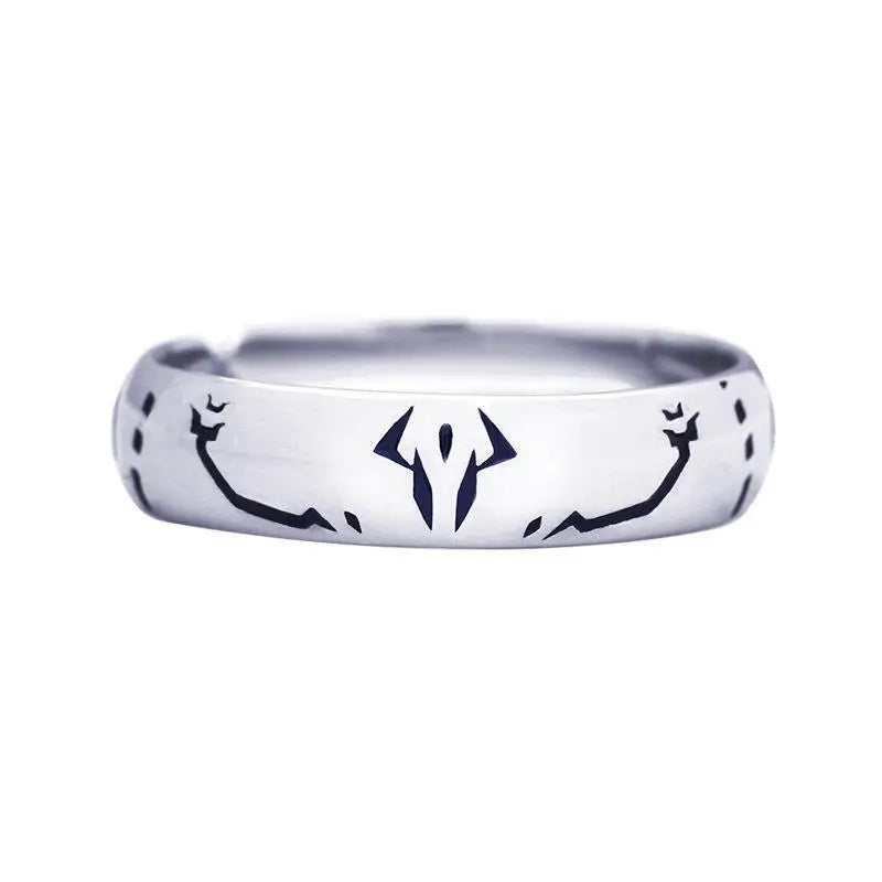Anime Jujutsu Kaisen Ryomen Sukuna Itadori Yuji Ring Cosplay Metallschmuck