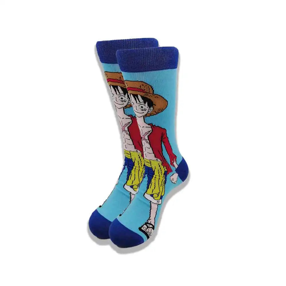 Anime Cosplay Lange Socken – Wadensocken im Hip-Hop-Stil für Männer und Frauen