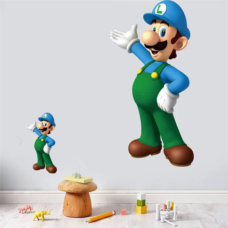 3D Cartoon game wall sticker wall decoration
