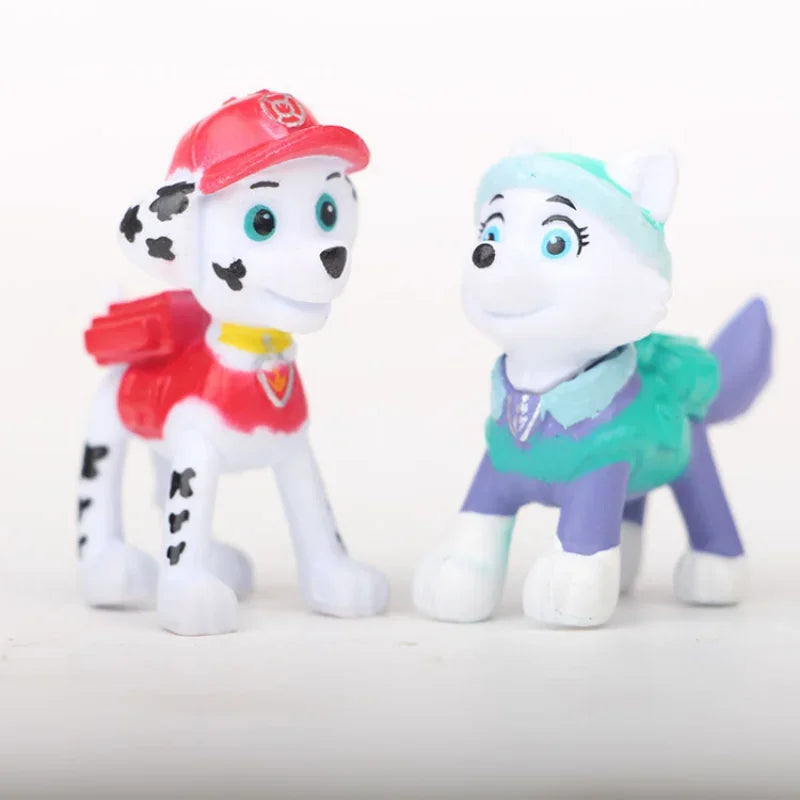 12 stücke Paw Patrol Action-figuren Mini Puppe Modelle Anime Figur Patrol Canine Marshall Chase Rocky