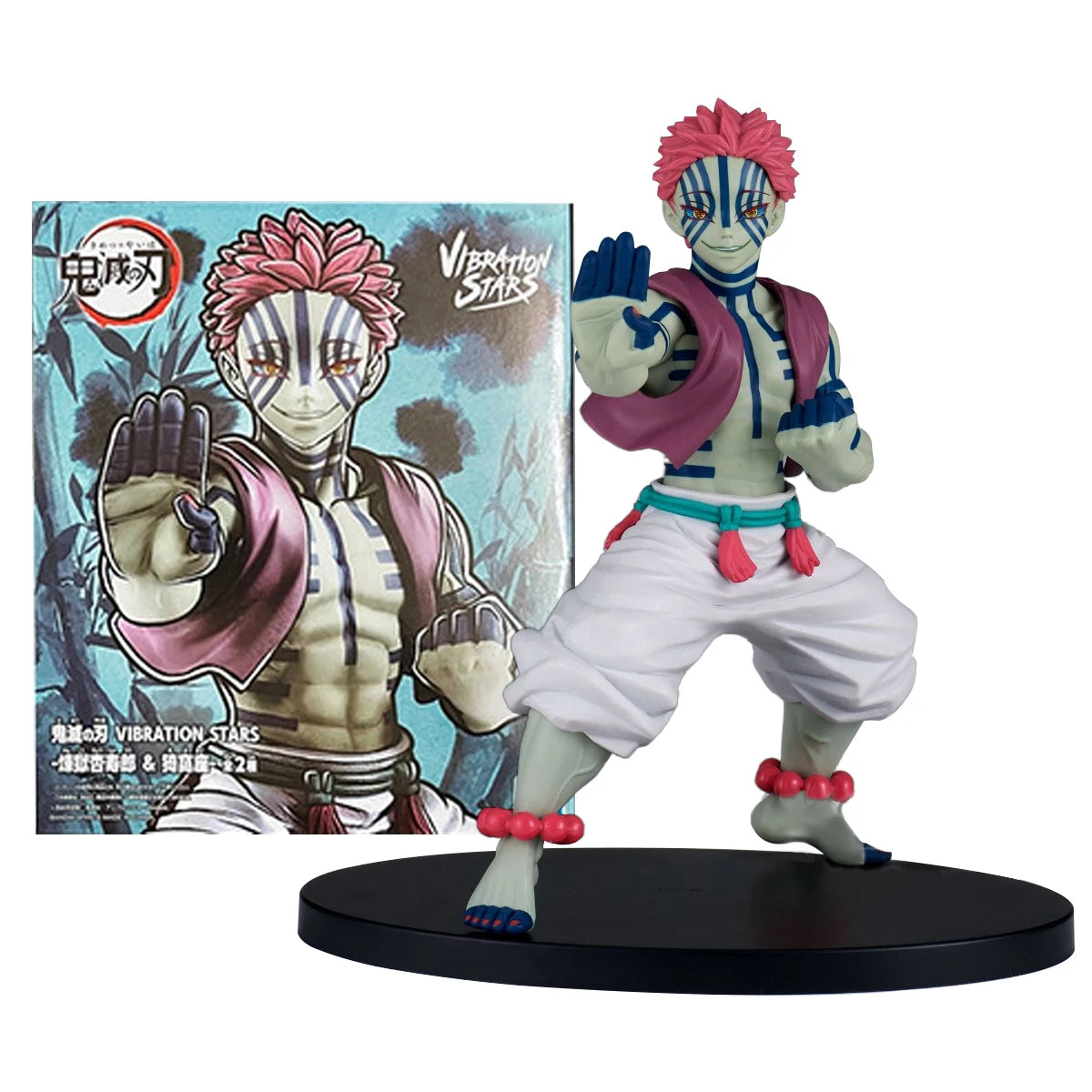 20 cm große Dämonentöter-Akaza-Kampffigur – PVC-Sammelstatue als Geschenk