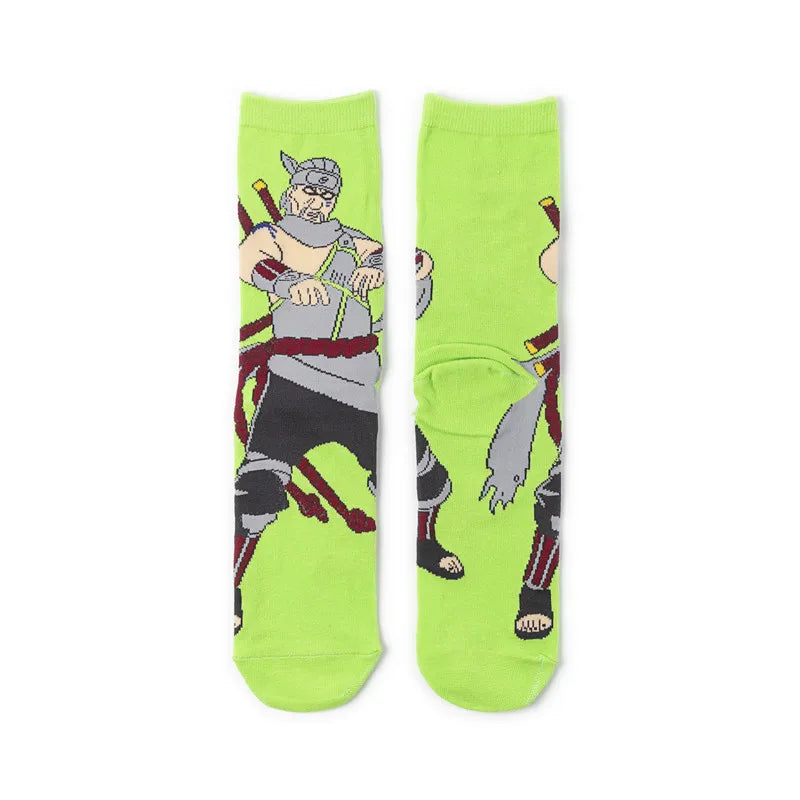 Socken mit Anime-Cartoon-Charakteren für Herren – Cosplay-Skateboard-Stil