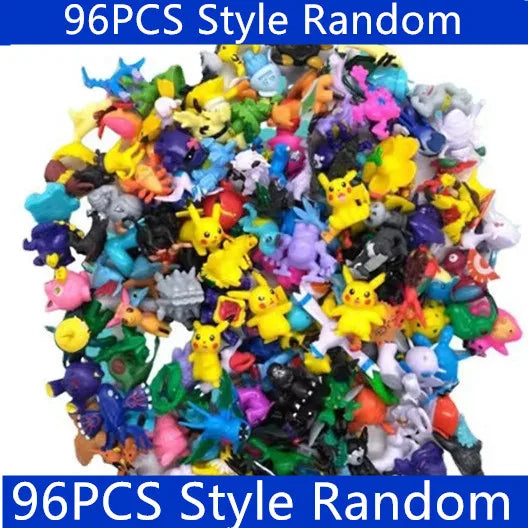 1-144 PCS Pokémon Gift Box – Christmas Action Figure Set with Genuine Pikachu & More Toys for Kids