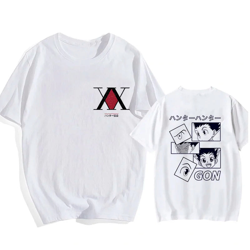 Kawaii Hisoka & Killua T-Shirt Hunter X Hunter Devil Eye Cartoon Anime Tee