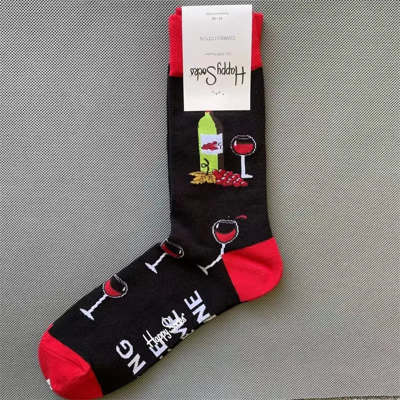 Diamond Check Happy Socks für Herren – Geometrische Sportsocken aus Baumwolle (Größe 41–46)