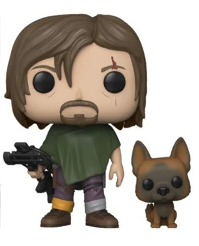 Neu Funko Pop! The Walking Dead Daryl Mit Hund Actionfigur Puppenspielzeug Vinyl
