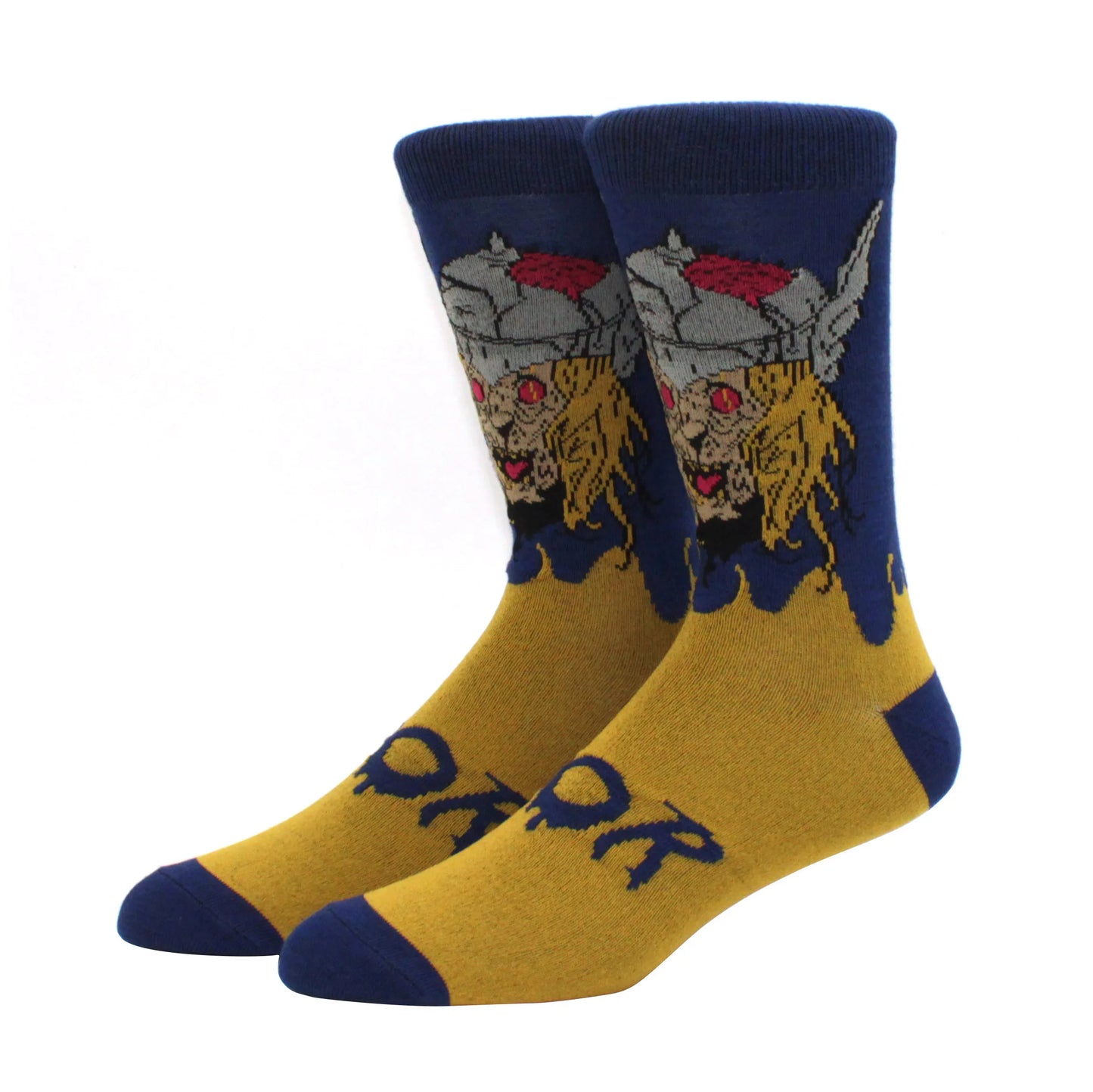 1 Pair Anime Movie Cotton Crew Socks – Role-Playing Calf Socks