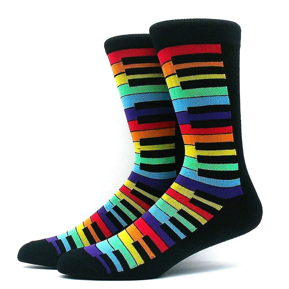 Lustige Alien- und Dinosauriersocken aus Baumwolle – Crazy Shark & Planet Designs