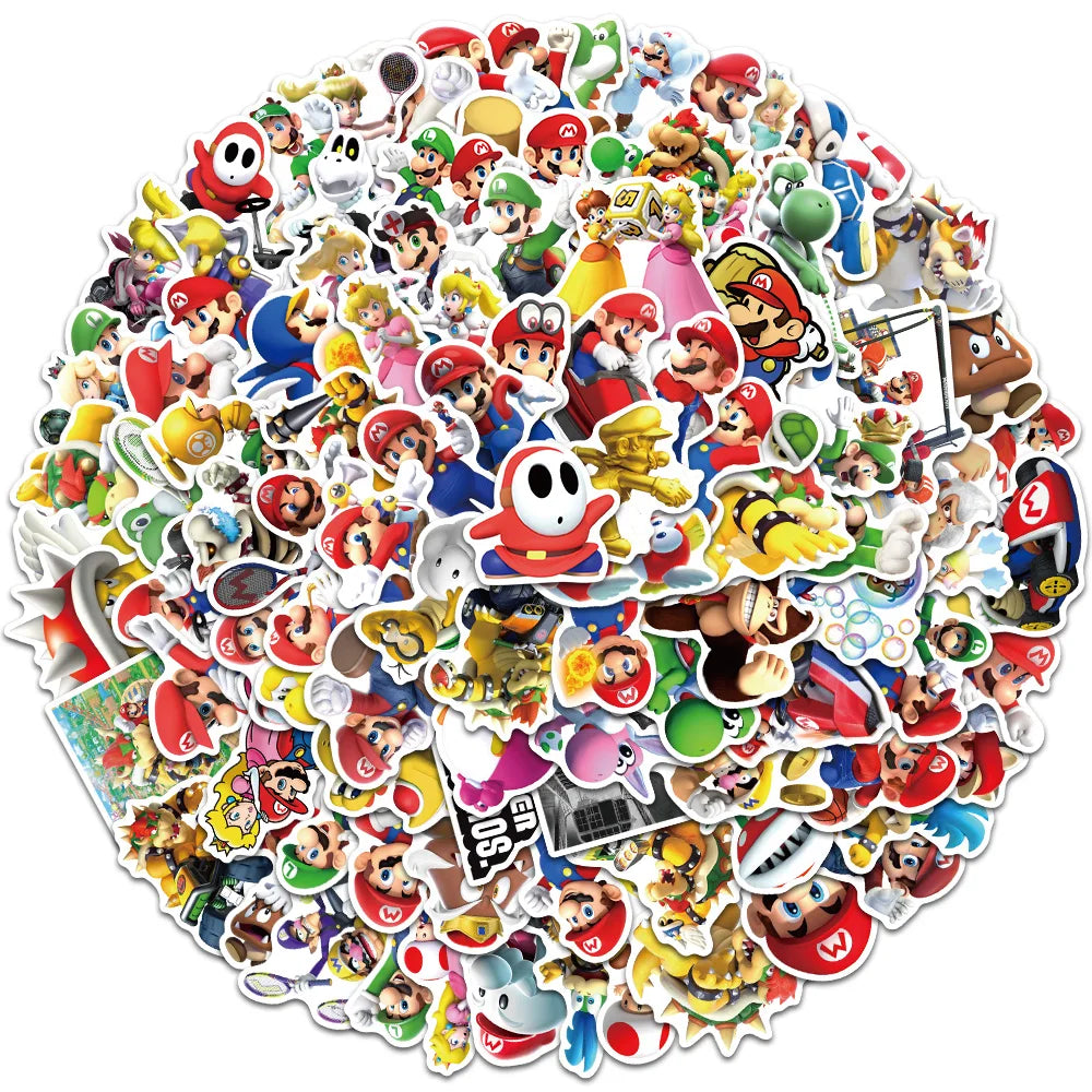 Super Mario Actionfiguren – Luigi, Peach, Bowser, Yoshi und Wario Spielzeugset